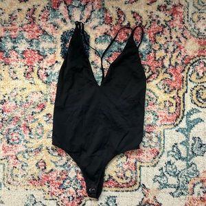 Free People Strappy Ribbed Bodysuit